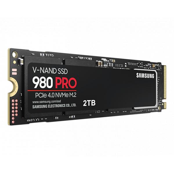 Samsung MZ-V8P2T0BW 980 SSD, 2000 Go, M.2 NVME, PCIe 4.0, 7000 5100 MB, 100 000 IOPS