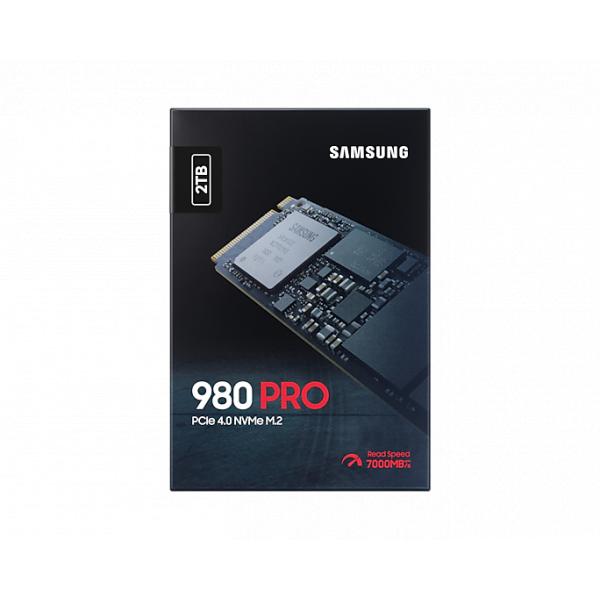 Samsung MZ-V8P2T0BW 980 SSD, 2000 Go, M.2 NVME, PCIe 4.0, 7000 5100 MB, 100 000 IOPS
