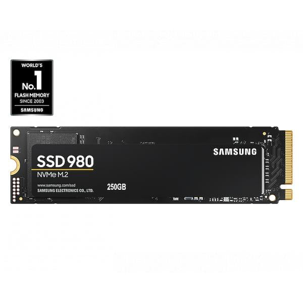 Samsung MZ-V8V250BW 980 SSD, 250 Go, PCIe 3.0, NVME M.2, 2900 1300 MB S