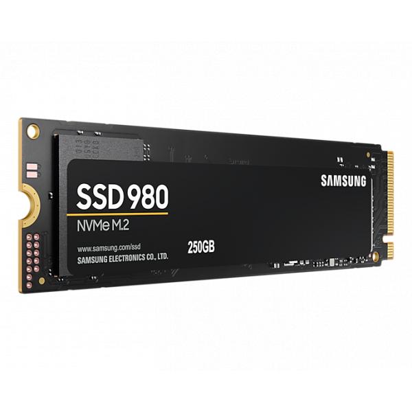 Samsung MZ-V8V250BW 980 SSD, 250 Go, PCIe 3.0, NVME M.2, 2900 1300 MB S