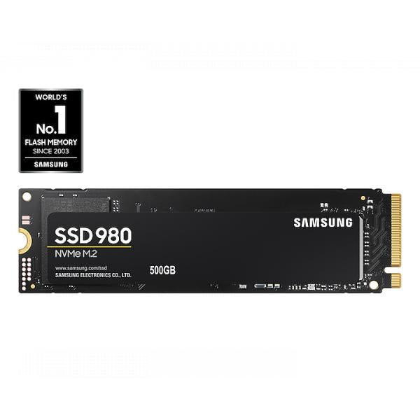 Samsung MZ-V8V500BW 980 SSD, 500 Go, PCLE 3.0, NVME M.2, 3500 3000 MB S