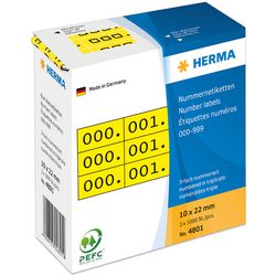 Étiquettes herma numériques