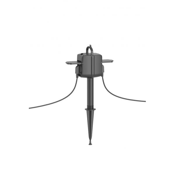 WOX WOX R6079 Smart Two-Way Outdoor Contact Box, WiFi, 2X Schuko, IP44, 3680W, 16A