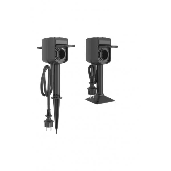 WOX WOX R6079 Smart Two-Way Outdoor Contact Box, WiFi, 2X Schuko, IP44, 3680W, 16A