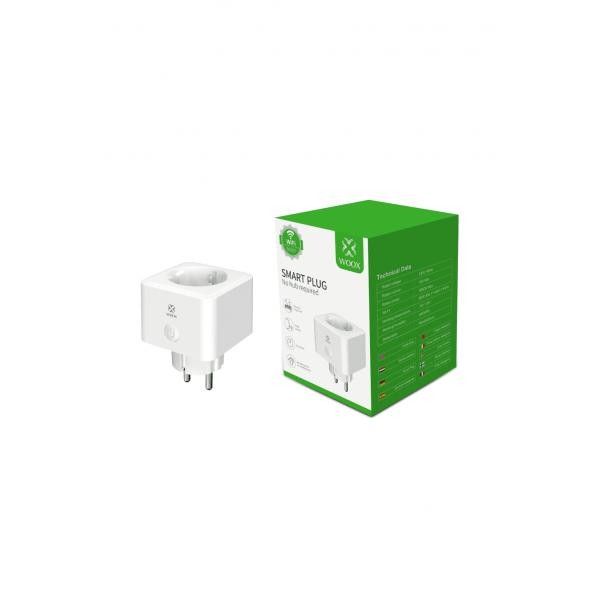 WOX R6087 Smart Plug EU, Wi-Fi, Schucko, 230 V, blanc
