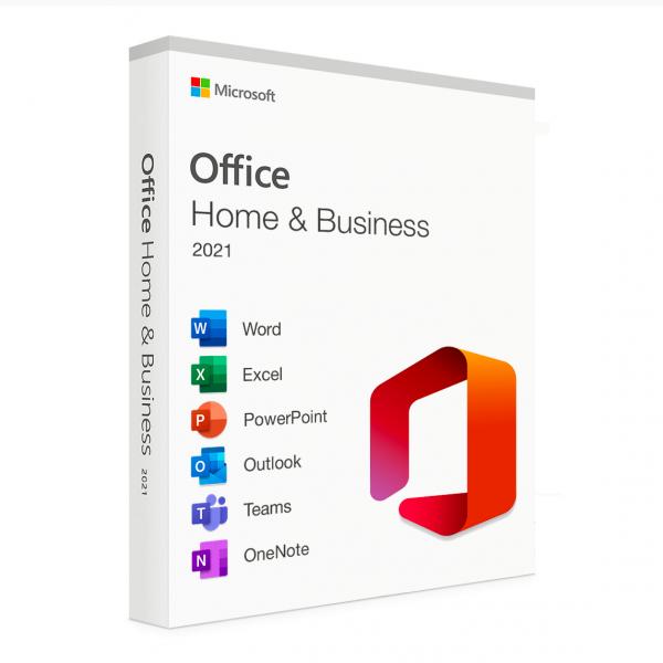 Microsoft T5D-03511 Office 2021 Home Business Suite, Royaume-Uni, PC Mac