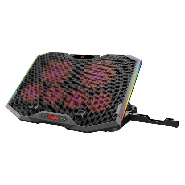 Concepttronic concepttronic thyia01b thyia ergo 6-fan jeu ordinateur portable de refroidissement, 17 43,2 cm, 6 pc (s) boutons, boutons, boutons