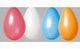 Ballon rouge blanc bleu orange 100 pièces