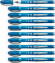 Stabilo travailleur+ coloré - roller 0,5 mm - bleu - boîte de 10 pièces