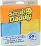 Chiffons microfibre Scrub Daddy ultra doux - bleu et jaune - 1 pièce
