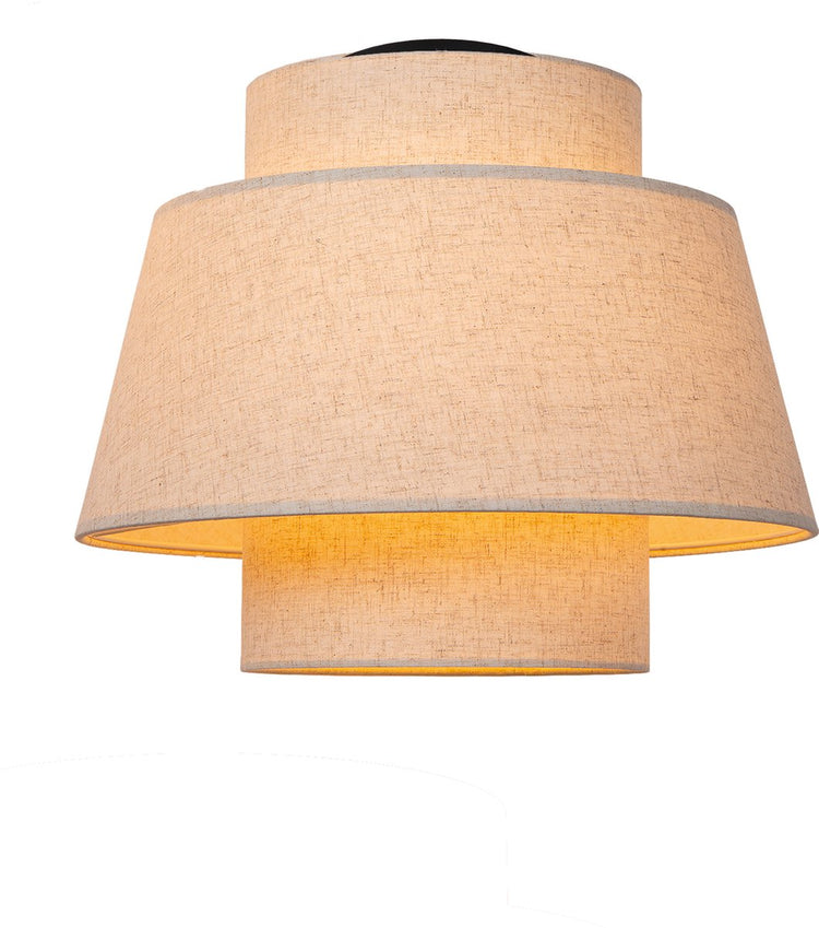 Lucide hommage - plafonnier (plafonnier) - ø 40 cm - 1xe27 - beige - japandi