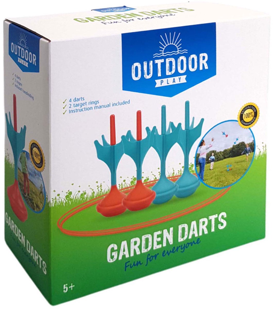 Darts de jardin géants de jeu en plein air, 6dlg.