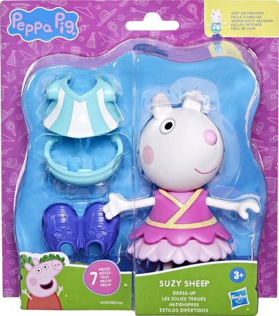 Hasbro peppa pig suzy mouton styles mignons figure bleu