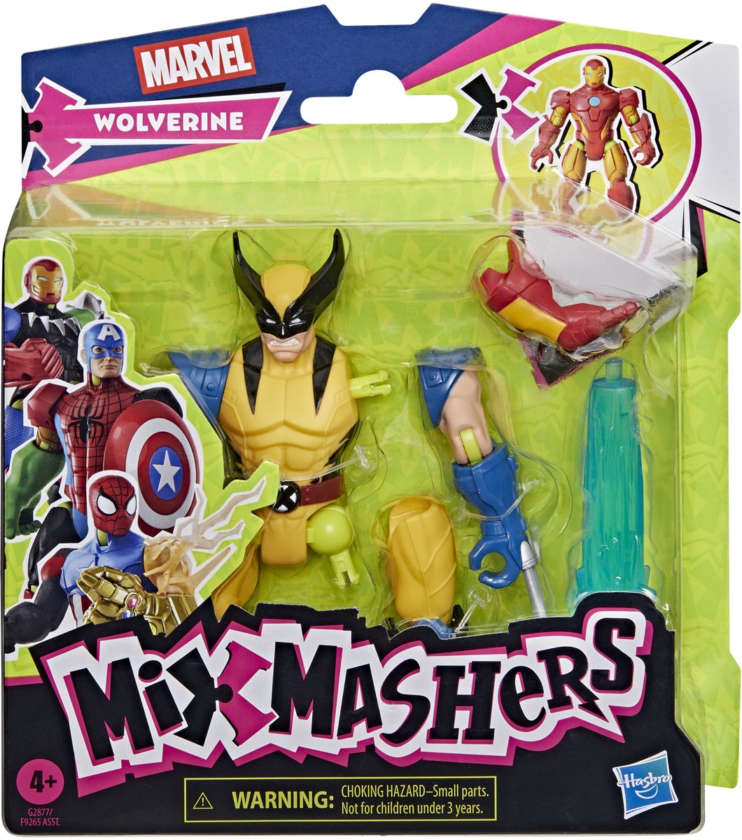 Marvel Mixmashers Wolverine - figurine articulée