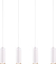 Trio marley - lampe suspendue - blanc - excl. 4x gu10 3w - réglable en hauteur