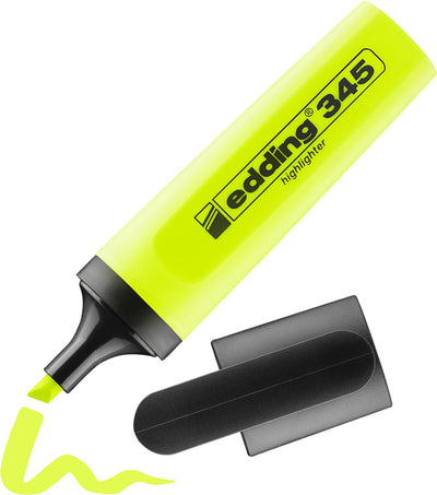 Marqueur de texte edding 345 vert rechargeable en permanence