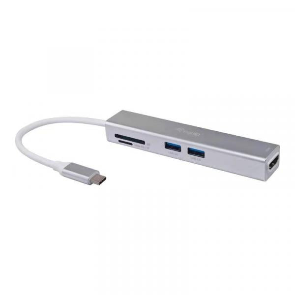 Équipement 133480USB-C 5IN 1 Adaptateur multifonctionnel