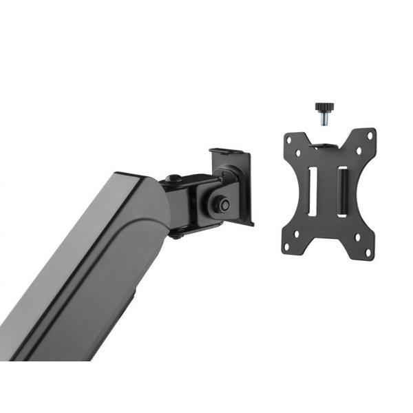 Équipement d'équipement 650134 17 -27 support de support de bureau triple moniteur, pince, 21 kg, 75 x 75 mm, 100 x 100 mm