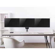 Équipement d'équipement 650134 17 -27 support de support de bureau triple moniteur, pince, 21 kg, 75 x 75 mm, 100 x 100 mm - afbeelding 5