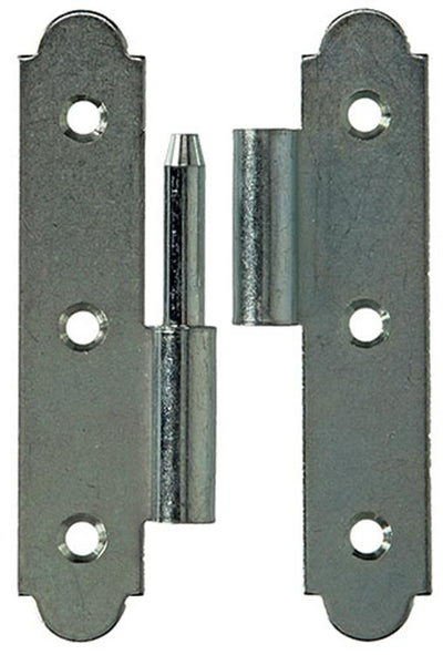 Mack 1013260 - 2 charnières espagnoles gauche galvanisées h 90 x l 50 mm | 5 pièces