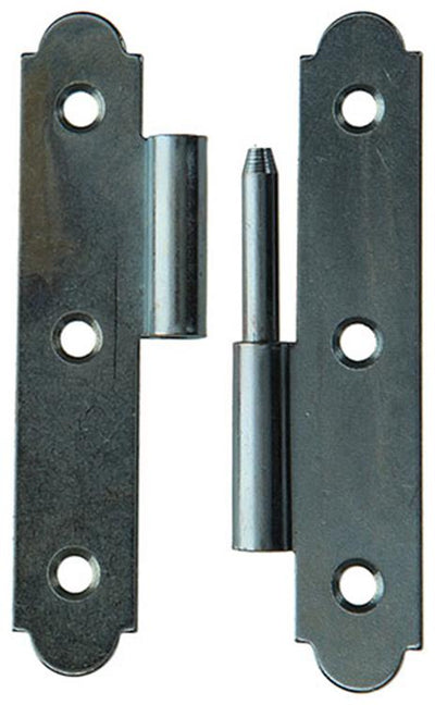 Mack 1013262 - 2 charnières espagnoles droite galvanisées h 100 x l 50 mm | 5 pièces