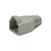 Équipez l'équipement 151177 Boot de câble pour le connecteur RJ45, gris, ensemble de 100pcs