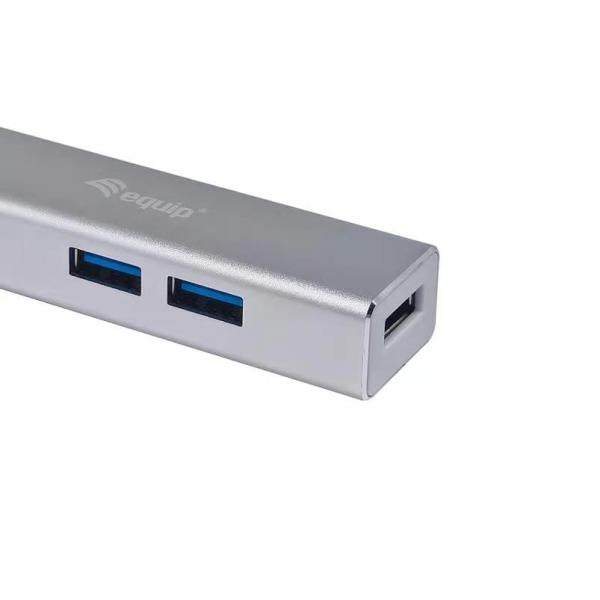 Équipement 128958 USB-C à 4 points USB 3.0 Port, USB 3.2 GEN 1 TYPE-C, TYPE A, 5000 MBITS, SILP