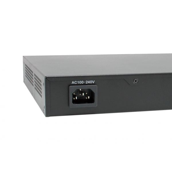 Niveau de niveau LIVEALONE GEP-2821 28 ports Gigabit PoE Switch, 24x POE Sorties, 2x Gigabit RJ45, 2x Gigabit SFP, 1U