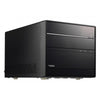 Navette SH570R6 Black XPC Cube PC Barebone, Intel H570, LGA 1200, DDR4, 2X LAN, 2X M.2, 300 W