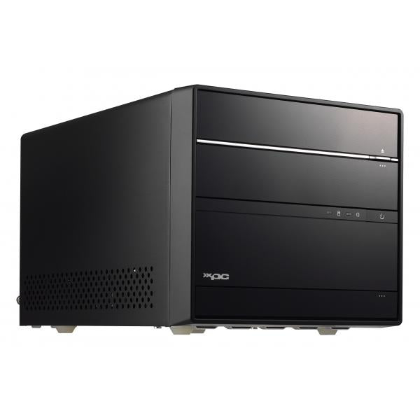 Navette SH570R6 Black XPC Cube PC Barebone, Intel H570, LGA 1200, DDR4, 2X LAN, 2X M.2, 300 W