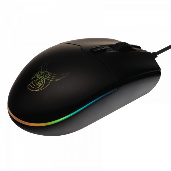 L33T Gaming L33T Gaming 160398 Hofud Wired RVB Gaming Mouse, 6 boutons, 3200dpi, USB