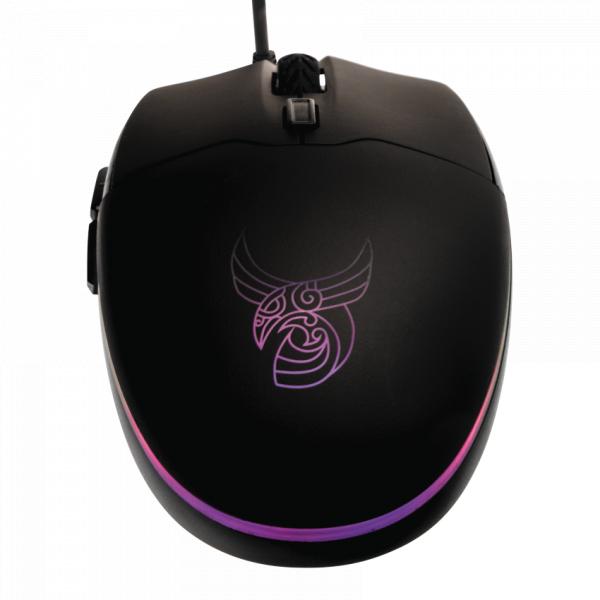 L33T Gaming L33T Gaming 160398 Hofud Wired RVB Gaming Mouse, 6 boutons, 3200dpi, USB