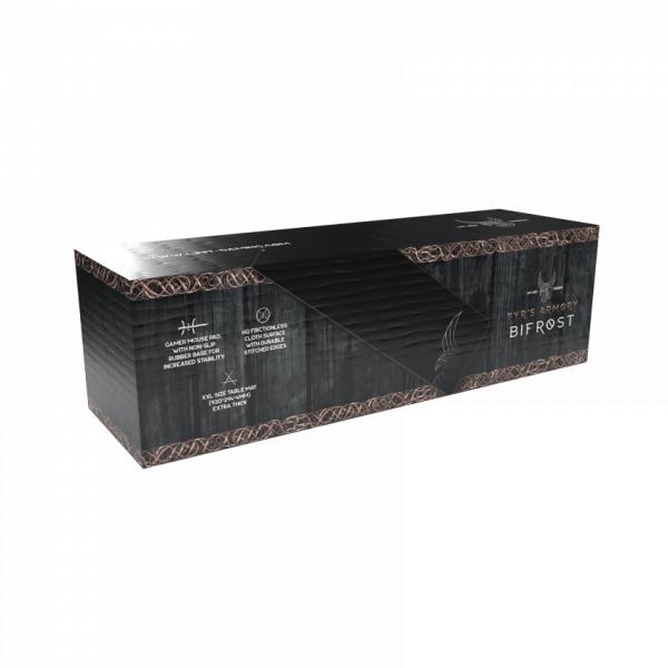 L33T Gaming L33T Gaming 160404 Bifrost XXL Gaming Mousepad, Fast Surface. 920 x 294 x 4 mm, noir