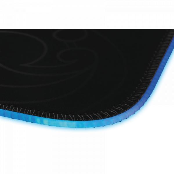 L33T Gaming L33T Gaming 160405 Karlvagn RGB Gaming Mousepad, surface rapide de taille moyenne. 355 x 255 x 3 mm, noir