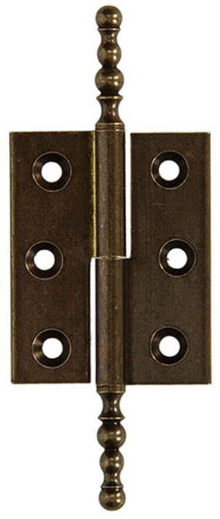 Mack 1013558 - 2 charnières de meuble droite bronze h 50 x l 40 mm | 5 pièces