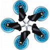 L33T Gaming L33T Gaming 160529 3inch Bouchons en caoutchouc, bleu, 5pcs