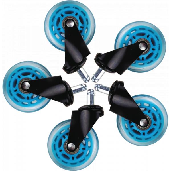 L33T Gaming L33T Gaming 160529 3inch Bouchons en caoutchouc, bleu, 5pcs