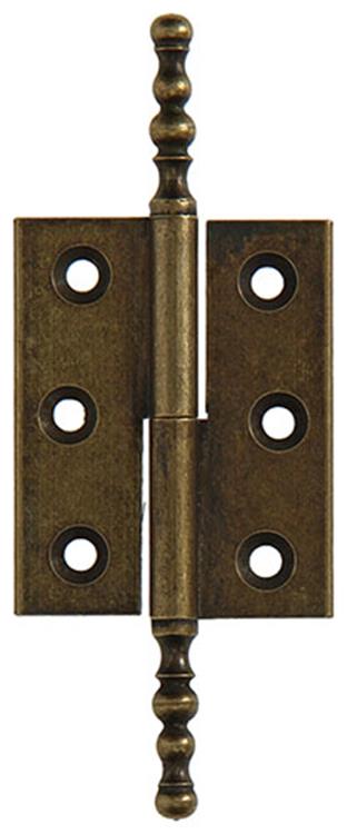Mack 1013558 - 2 charnières de meuble droite bronze h 50 x l 40 mm | 5 pièces