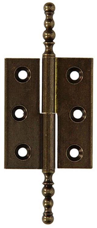Mack 1013559 - 2 charnières de meuble gauche bronzées h 50 x l 40 mm | 5 pièces