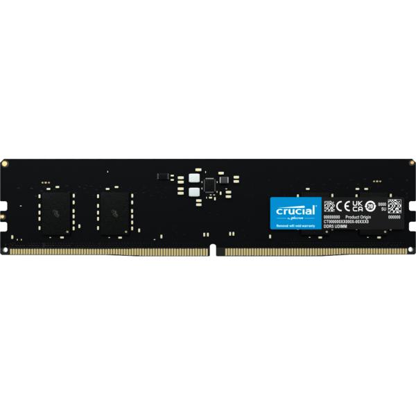 Mémoire DIMM CT8G48C40U5 cruciale, 8 Go, DDR5, 4800 MHz, CL40, 1,1 V