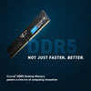 Mémoire DIMM CT8G48C40U5 cruciale, 8 Go, DDR5, 4800 MHz, CL40, 1,1 V