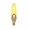 WOX WOX R5141 Candle C37 Fillamen LED Bulbe, Wi-Fi, E14, 4,9W, 470 LM, White chaud 2700K