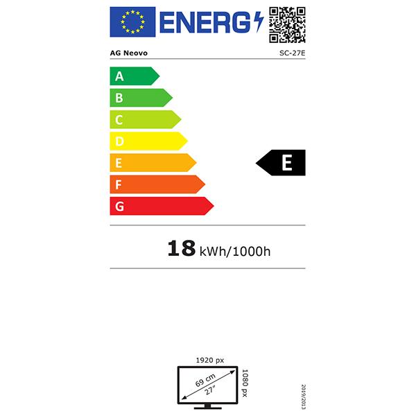 Neovo Neovo SC-22702 FHD LED Monitor, 27 68,6 cm, 1920x1080p, 250cd M2, 1000: 1, 5ms (GTG)