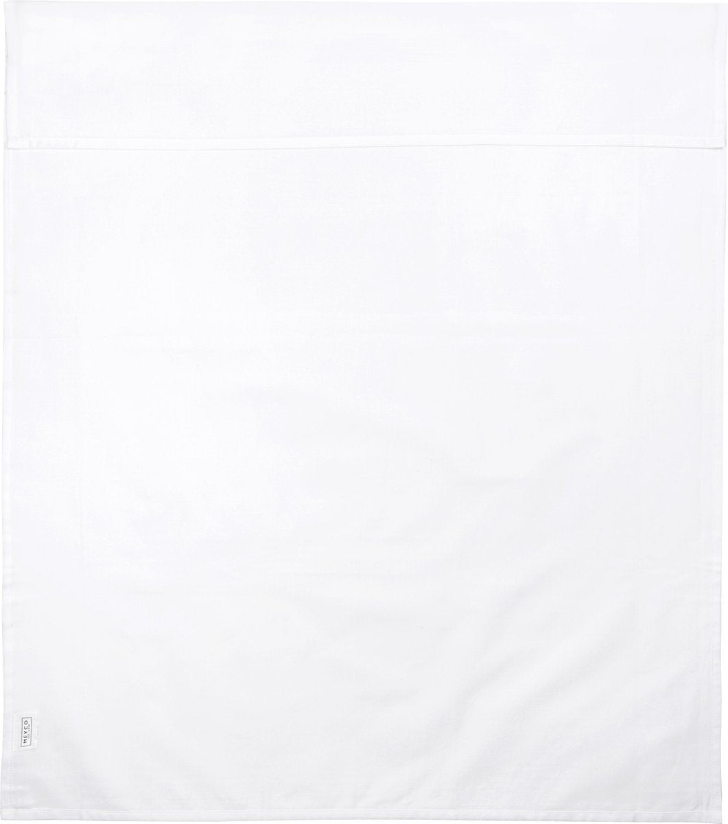 Drap de berceau Meyco baby uni - blanc - 75x100cm - 0,3 tog