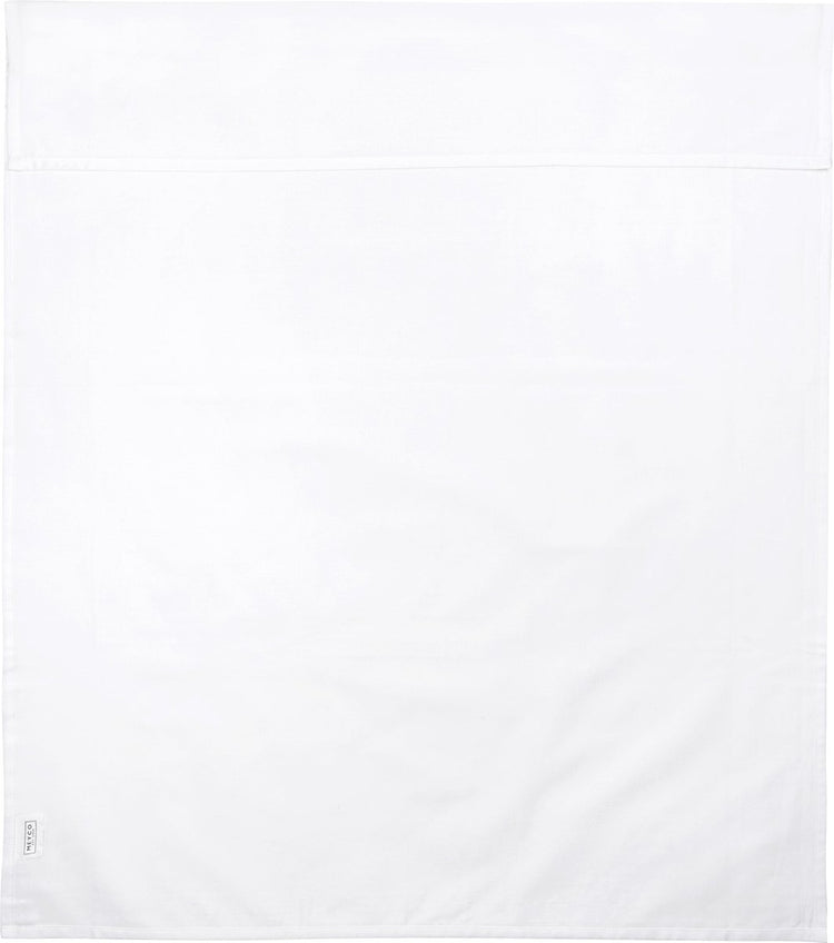 Drap de berceau Meyco baby uni - blanc - 75x100cm - 0,3 tog