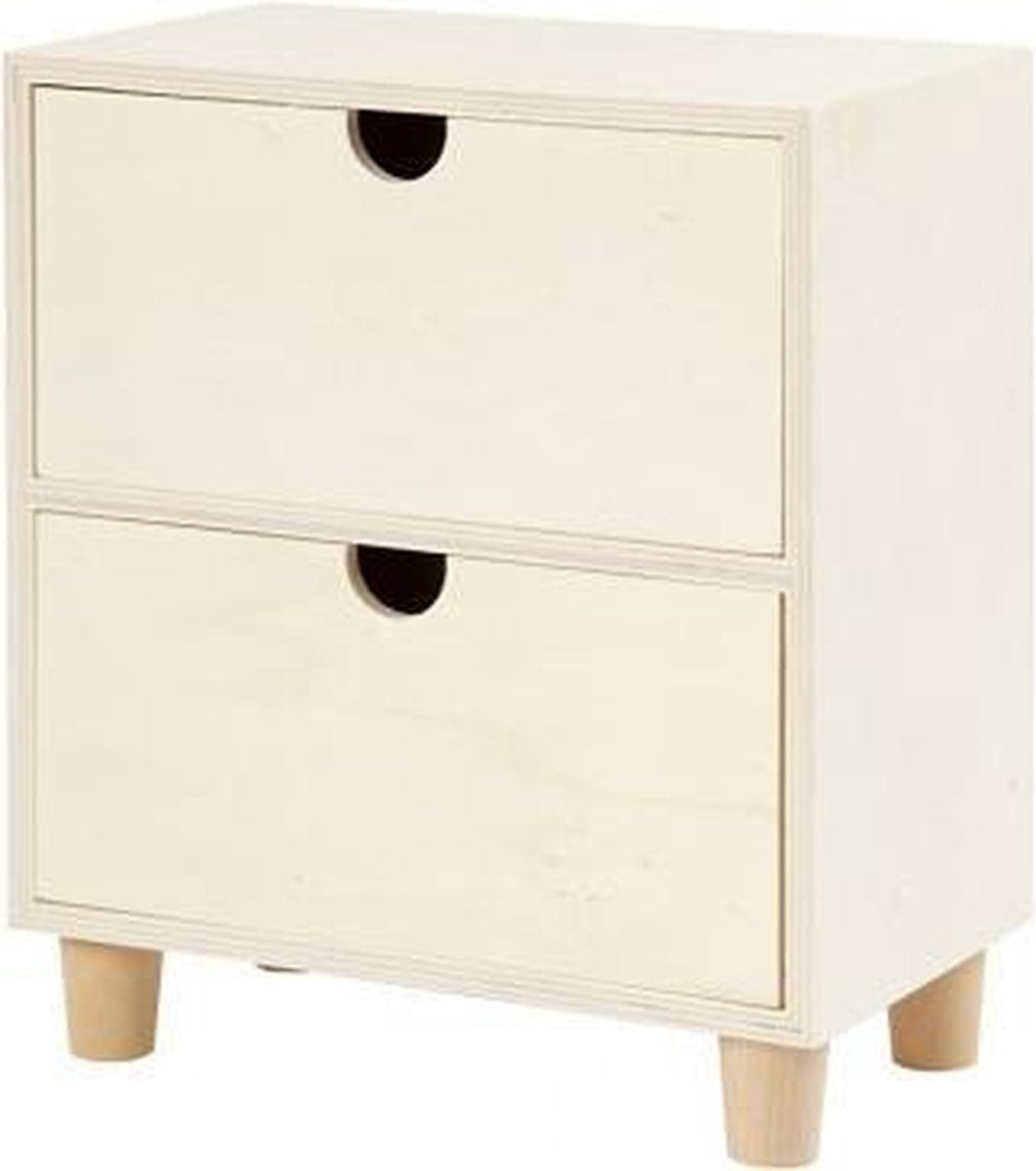 Commode Creativ company, h : 23 cm, p : 11,5 cm, l : 20 cm, 1 pièce