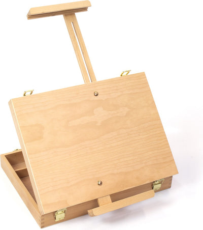 Chevalet boîte Kangaro - bois de hêtre - avec poignée - pour toile jusqu'à 70 cm - k-830040