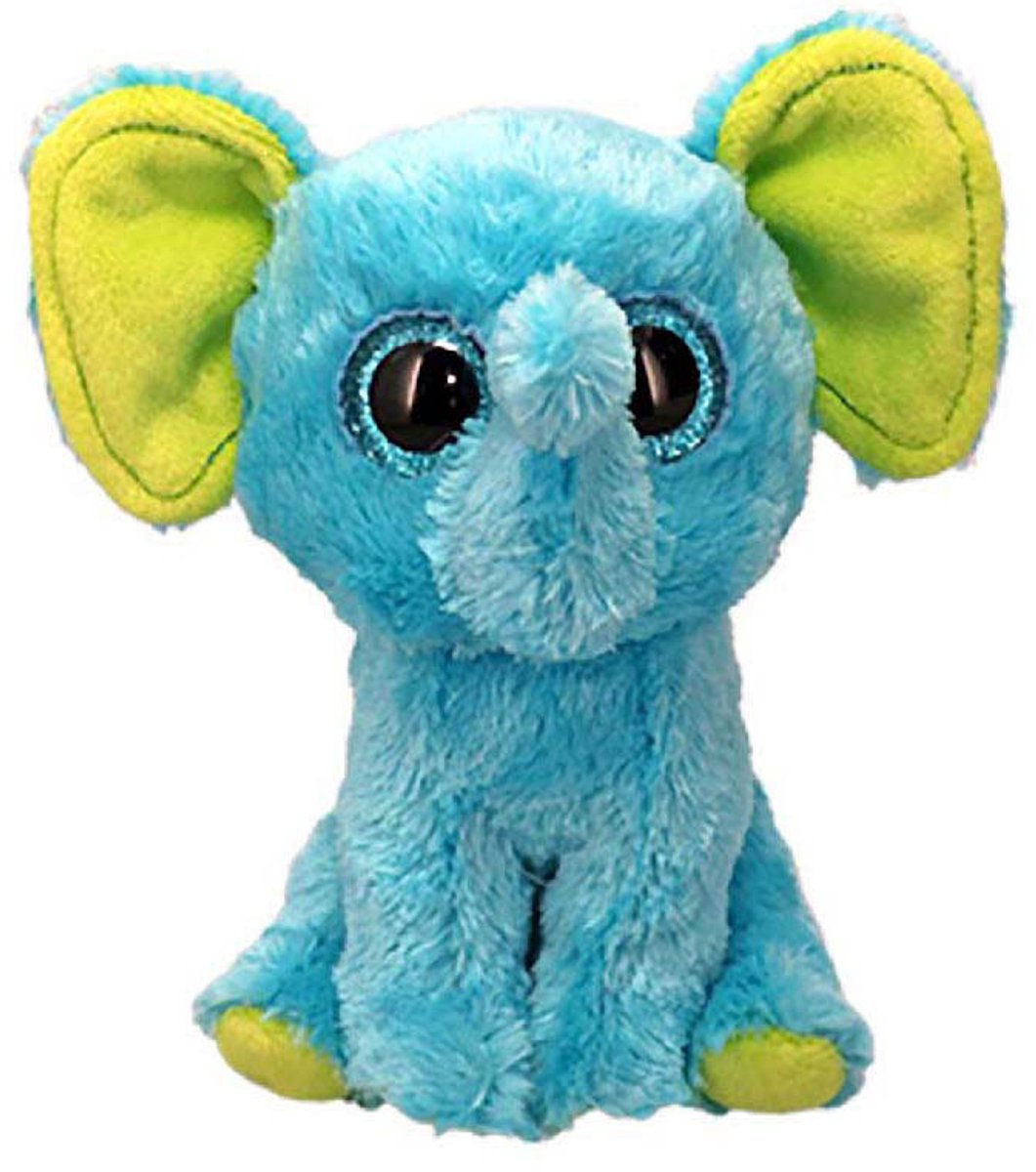 Ty Beanie Boo Trunkles Blue Elephant, 15cm