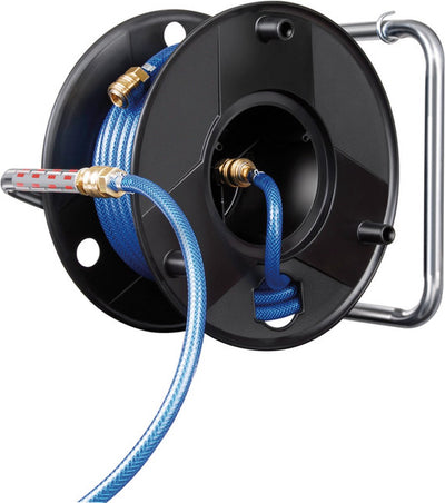 Brennerstuhl enrouleur de tuyau d'air comprimé profi 20m tuyau ø 9 15mm raccord DIN - 1127030