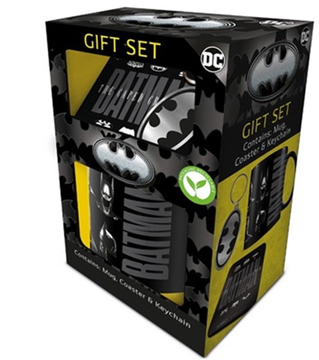 Coffret cadeau Pyramide Batman mug vert